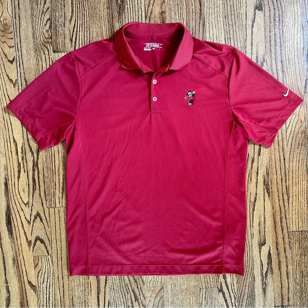 Men’s Nike Golf Shirt Mickey Mouse Collection Size Large
